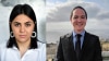 Profile head shots of two of the attendees from future leaders connect in England. 